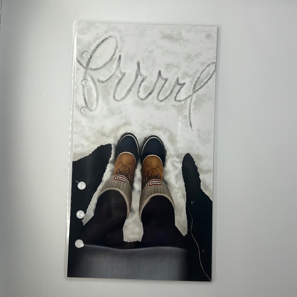 Personal Size - Agenda Planner Divider Dashboard (Girl wearing rainboots)